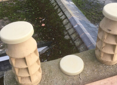 Disused Chimney Cap Buff Stone