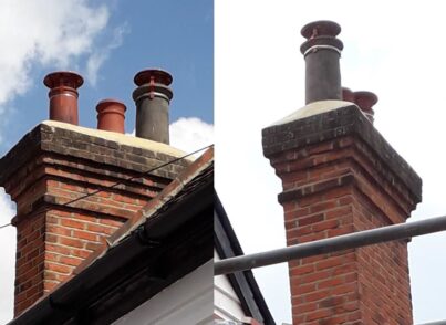 Standard Chimney Rain Cowl and Bird Guard - Strap Fixing